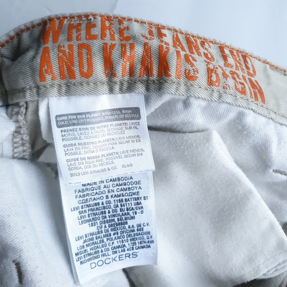 dockers slim tapered